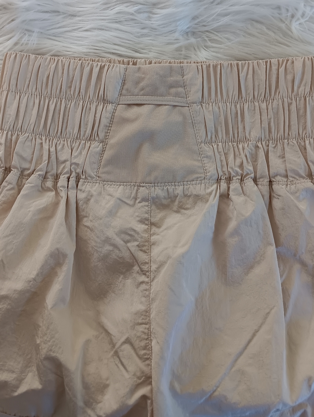 Free People Movement Tahitian Vanilla High Waist Way Home Smock Waist Shorts XS - Picture 5 of 11